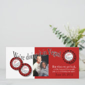 Las Vegas Reception (contacteer me om 4u te person Kaart (Staand voorkant)