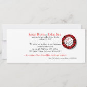 Las Vegas Reception (contacteer me om 4u te person Kaart (Achterkant)