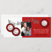 Las Vegas Reception (contacteer me om 4u te person Kaart (Voorkant / Achterkant)