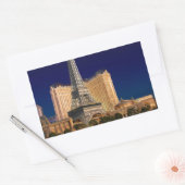 Las vegas rechthoekige sticker (Envelop)