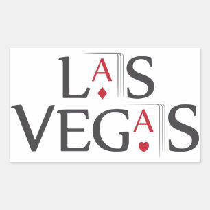 Las Vegas Rechthoekige Sticker