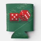 Las Vegas Red Dice Blikjeskoeler (Achterkant)