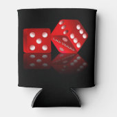 Las Vegas Red Dice Blikjeskoeler (Voorkant)