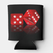 Las Vegas Red Dice Blikjeskoeler (Achterkant)