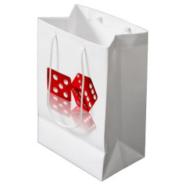 Las Vegas Red Dice Medium Cadeauzakje
