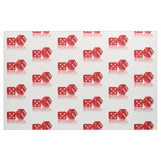 Las Vegas Red Dice Stof (Yard (91,4 cm))