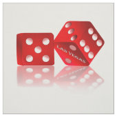 Las Vegas Red Dice Stof (Swatch)