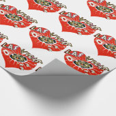 Las Vegas Red Heart Cadeaupapier (Hoek)