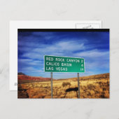 Las Vegas Red Rock Canyon Briefkaart (Voorkant / Achterkant)