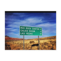 Las Vegas Red Rock Canyon Briefkaart