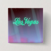 Las Vegas-reisposter Vierkante Button 5,1 Cm (Voorkant)