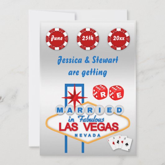 Las Vegas Renewal of Wedding Vows Kaart (Voorkant)