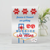 Las Vegas Renewal of Wedding Vows Kaart (Staand voorkant)