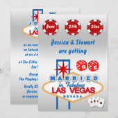 Las Vegas Renewal of Wedding Vows Kaart (Voorkant / Achterkant)