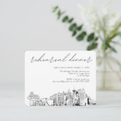 Las Vegas repetitie diner uitnodigen Behuizing Kaa Informatiekaartje (Staand voorkant)