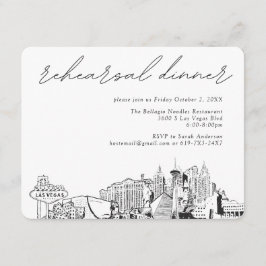 Las Vegas repetitie diner uitnodigen Behuizing Kaa Informatiekaartje