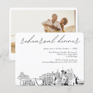 Las Vegas repetitie diner uitnodigen Behuizing Kaa Informatiekaartje