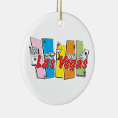 Las-Vegas-Retro Keramisch Ornament (Rechts)