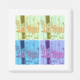 Las Vegas Retro Magneet