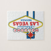 Las Vegas Retro Neonbord Legpuzzel (Horizontaal)