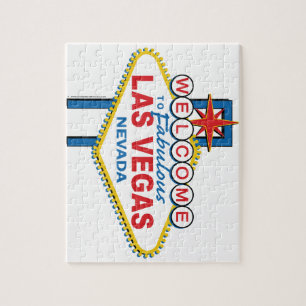 Las Vegas Retro Neonbord Legpuzzel