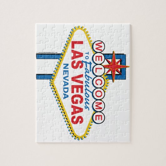 Las Vegas Retro Neonbord Legpuzzel (Verticaal)