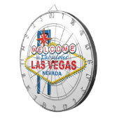 Las Vegas Retro Sign Dartbord (Voorkant Rechts)