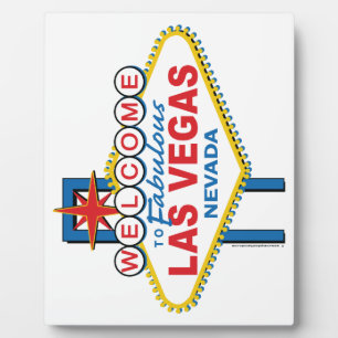 Las Vegas Retro Sign Fotoplaat