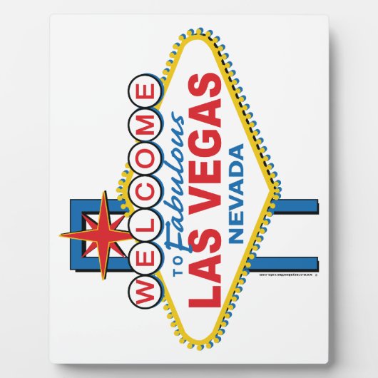Las Vegas Retro Sign Fotoplaat (Voorkant)