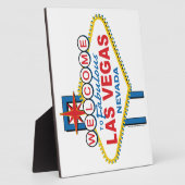 Las Vegas Retro Sign Fotoplaat (Zijkant)