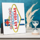 Las Vegas Retro Sign Fotoplaat (Zijkant)