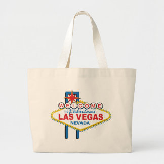 Las Vegas Retro Sign Grote Tote Bag