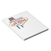 Las Vegas Retro Sign Notitieblok (Schuin)