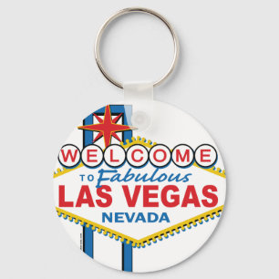 Las Vegas Retro Sign Sleutelhanger
