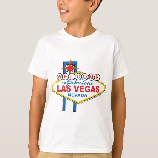 Las Vegas Retro Sign T-shirt (Voorkant)