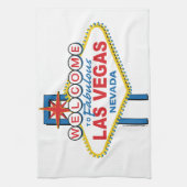 Las Vegas Retro Sign Theedoek (Verticaal)