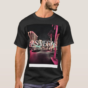 Las Vegas Retro Street 80s T-shirt