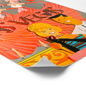 Las Vegas Retro Vintage Travel Poster (Hoek)