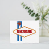 Las Vegas Ring Bearer Briefkaart (Staand voorkant)