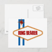 Las Vegas Ring Bearer Briefkaart (Voorkant / Achterkant)