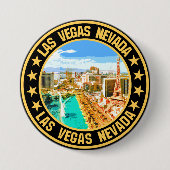 Las vegas ronde button 7,6 cm (Voorkant)
