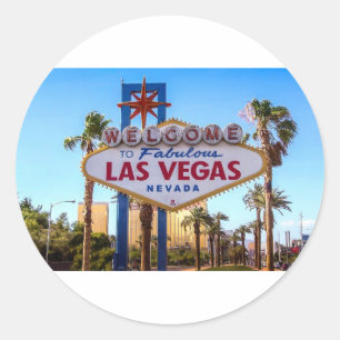 Las Vegas Ronde Sticker