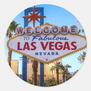 Las Vegas Ronde Sticker