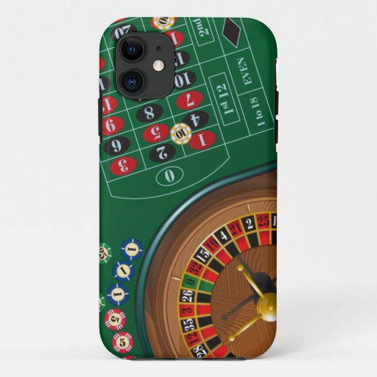 Las Vegas Roulette Casino Gambling Table Case-Mate iPhone Case (Achterkant)