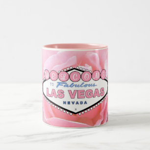 Las Vegas Roze Rose Two Tone Mok