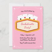 Las Vegas roze vrijgezellenfeest weekend Kaart (Voorkant)