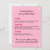 Las Vegas roze vrijgezellenfeest weekend Kaart (Achterkant)