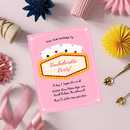 Las Vegas roze vrijgezellenfeest weekend Kaart