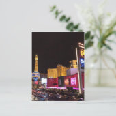 Las Vegas 's nachts Briefkaart (Staand voorkant)