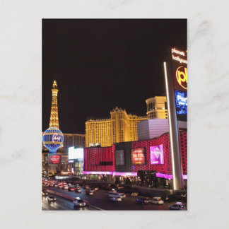 Las Vegas 's nachts Briefkaart